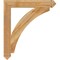 Ekena Millwork Thorton Arts & Crafts Rough Sawn Bracket, Western Red Cedar, 4"W x 30"D x 34"H BKT04X30X34THR03RWR - alternate 4